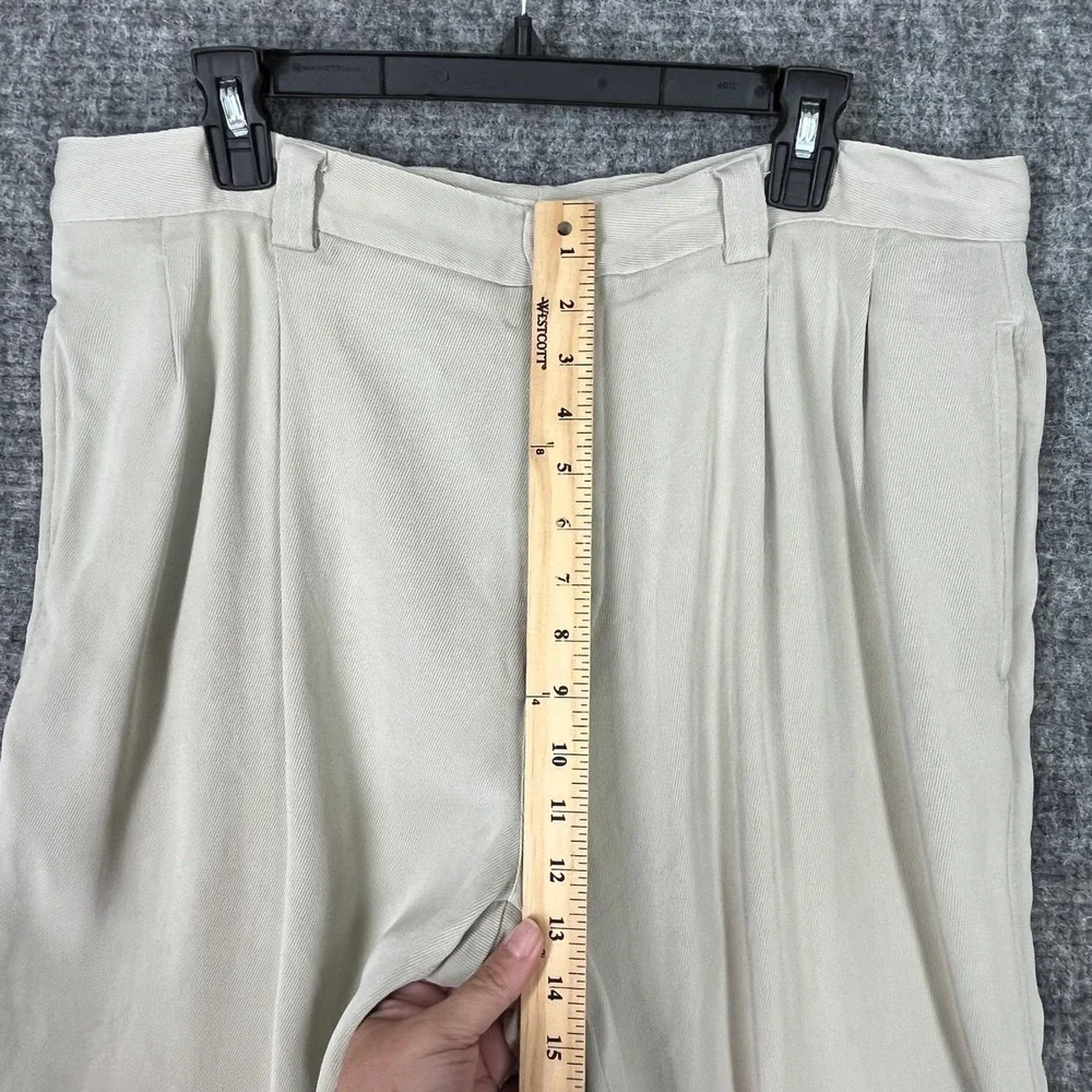 Tommy Bahama Silk Pants Men 36‎ Vintage Y2K Resort Relaxed Luxury Fit